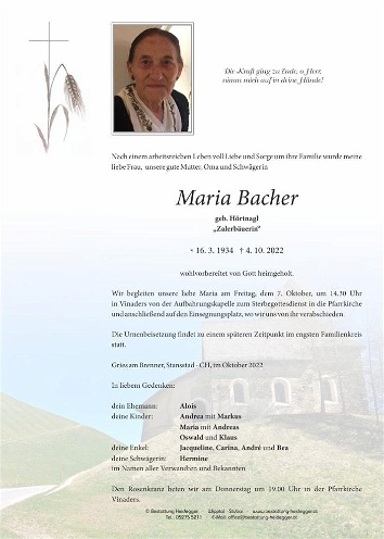 Maria Bacher